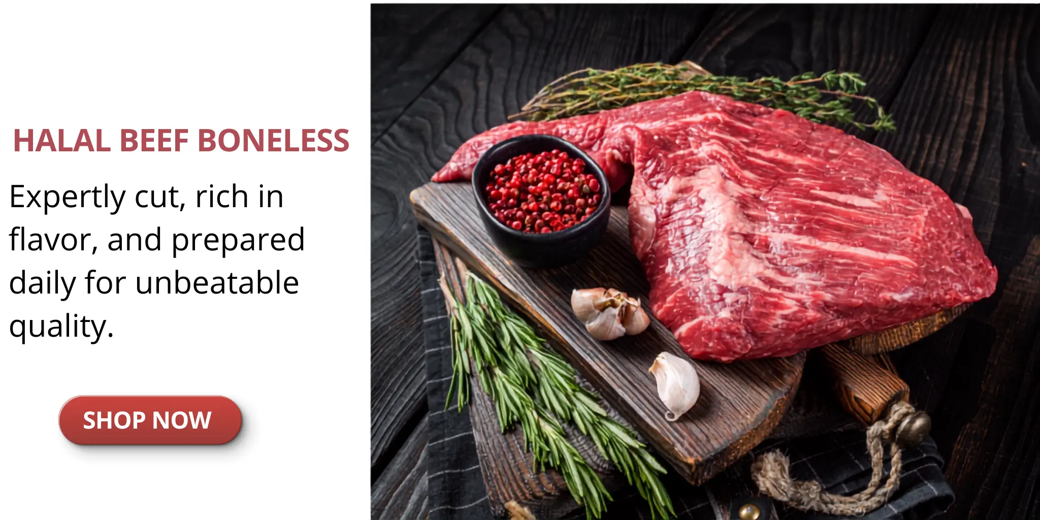 Halal beef boneless